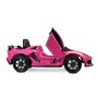 Masinuta electrica cu telecomanda Toyz Lamborghini Aventador SVJ 12V Pink - 5