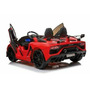 Masinuta electrica pentru copii, Lamborghini Aventador Rosu, cu telecomanda, 2 motoare, greutate maxima 50 kg, 8282 - 3