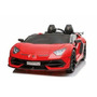 Masinuta electrica pentru copii, Lamborghini Aventador Rosu, cu telecomanda, 2 motoare, greutate maxima 50 kg, 8282 - 6