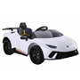 Masinuta electrica pentru copii, Lamborghini Huracan Alb, cu telecomanda, 2 motoare, greutate maxima 30 kg, 6571 - 3