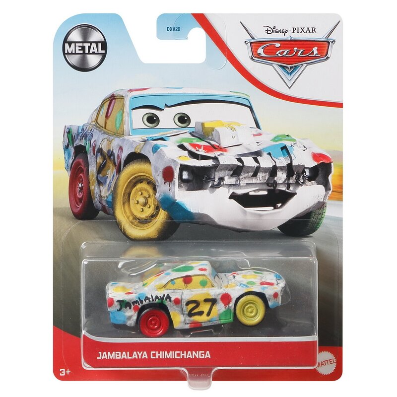 Mattel - masinuta metalica cars3 personajul jambalaya chimichanga