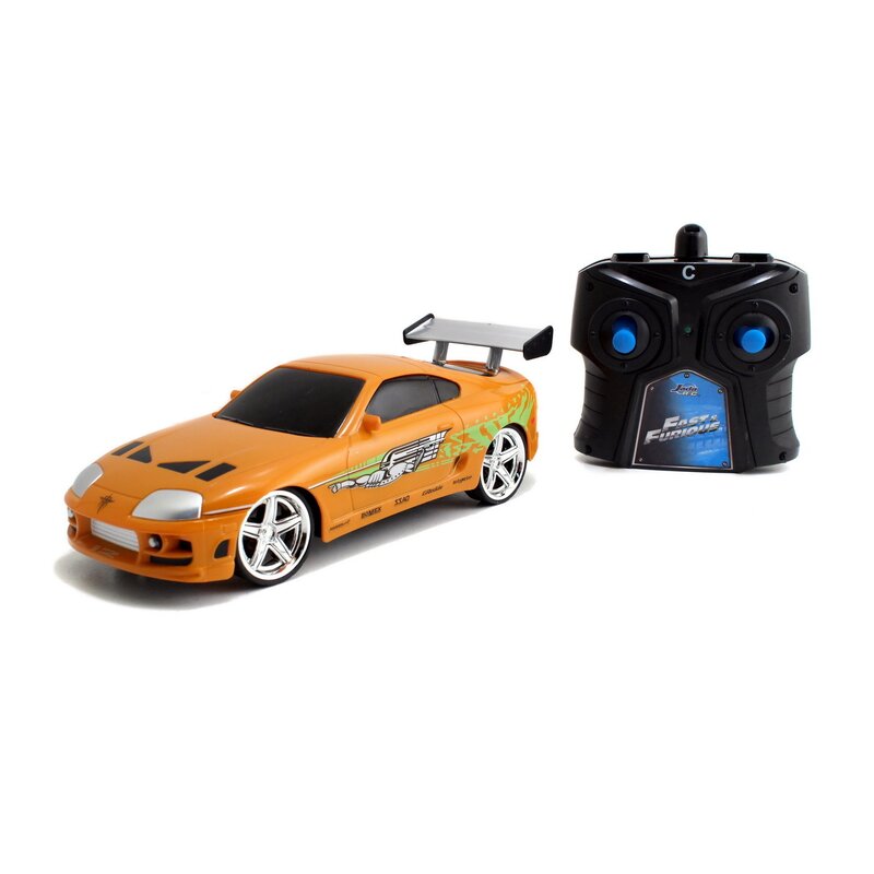 Simba - masinuta cu telecomanda toyota supra , fast and furious , scara 1:24