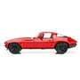 Simba - Masina Chevy Corvette 1966 , Fast and furious , Metalica,  Scara 1:24, Rosu - 5