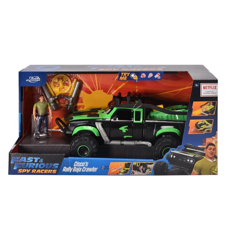 Simba - masinuta cisco's rally baja , fast and furious , scara 1:16, spy racers