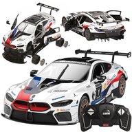 Masinuta Rastar, RC Assembly BMW M8 GTE, 1:18, 8 ani +