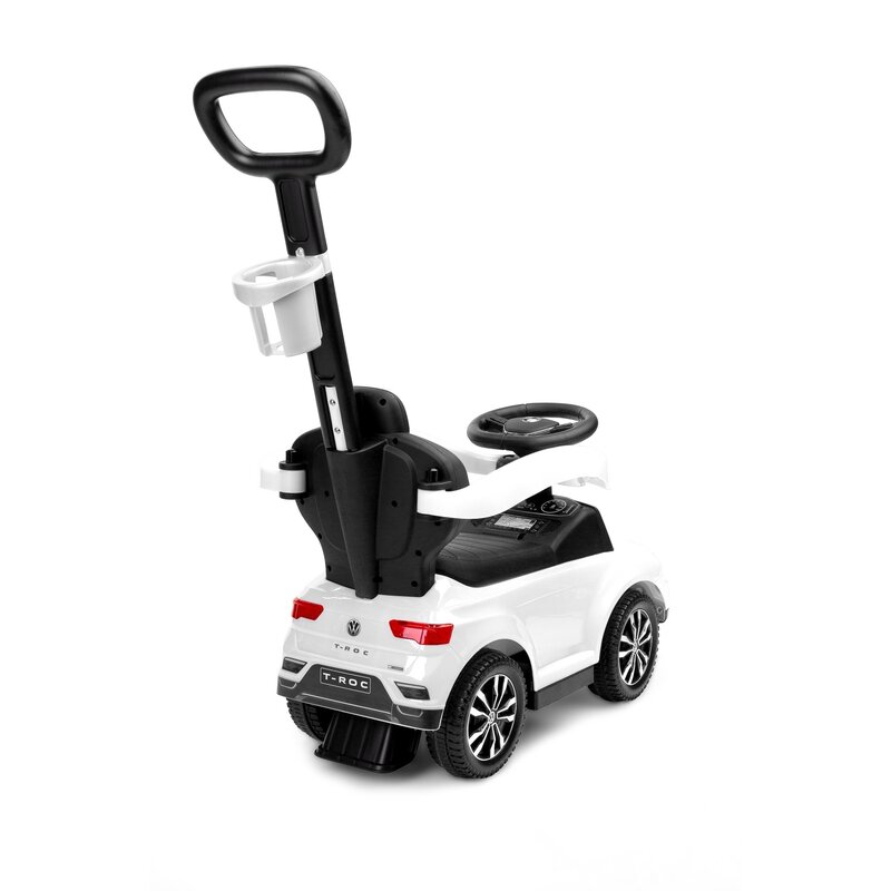 Toyz - masinuta ride-on cu maner parental volkswagen t-roc alba