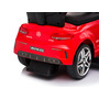 Masinuta Ride-On pentru copii, Mercedes AMG, cu melodii si clanxon, spatar si balustrade de protectie, volan multimedia si maner de ghidare, Rosie - 6