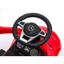 Masinuta Ride-On pentru copii, Mercedes AMG, cu melodii si clanxon, spatar si balustrade de protectie, volan multimedia si maner de ghidare, Rosie - 7