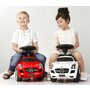 Masinuta Ride-On Pentru Copii, Mercedes SLS AMG, Cu Melodii Si Clanxon, Spatar De Protectie, Volan Multimedia, Rosie - 5