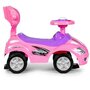Masinuta Ride-On pentru copii, Multistore, Deluxe Mega Car, volan cu clanxon, spatar si balustrade de protectie, maner de ghidare, suport picioare, element anti-rasturnare, Roz - 5