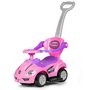 Masinuta Ride-On pentru copii, Multistore, Deluxe Mega Car, volan cu clanxon, spatar si balustrade de protectie, maner de ghidare, suport picioare, element anti-rasturnare, Roz - 8