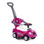 Masinuta Ride-On pentru copii, Multistore, Quick Coupe, cu melodii si clanxon, spatar si balustrade de protectie, volan multimedia si maner de ghidare, Violet - 1