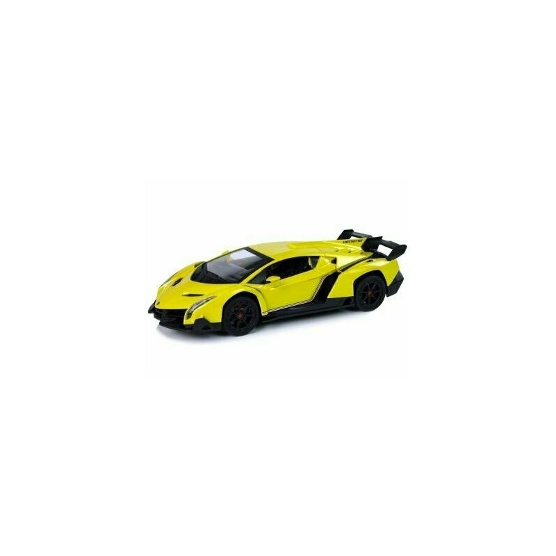 Masinuta sport RC pentru copii cu telecomanda, Lamborghini Veneno galben, LeanToys, 9741