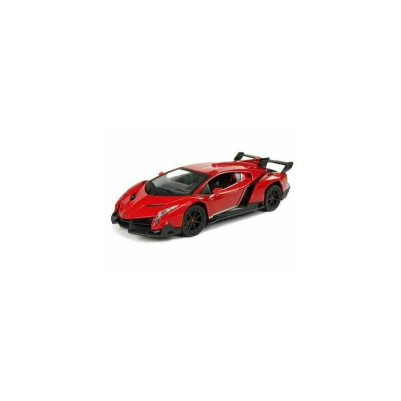 Masinuta sport RC pentru copii cu telecomanda, Lamborghini Veneno rosu, LeanToys, 9739