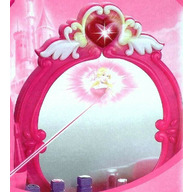 Masuta de machiaj MalPlay cu oglinda si taburet lumini  sunete si accesorii (resigilat)