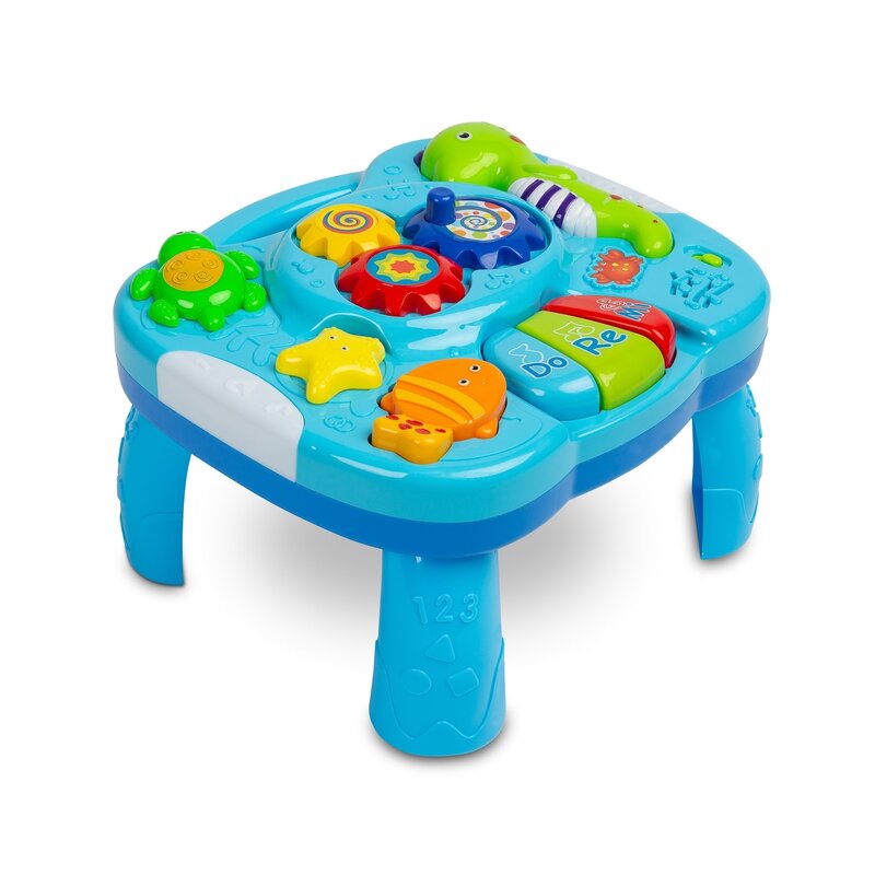 Toyz - masuta de activitati falla cu melodii, albastru
