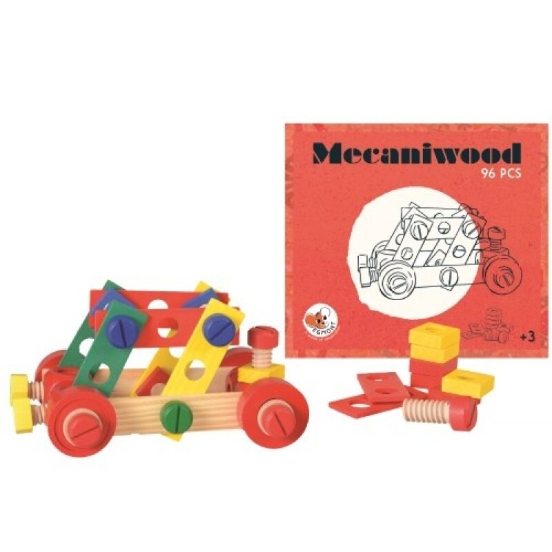 Egmont toys - mecaniwood egmont, set 96 piese