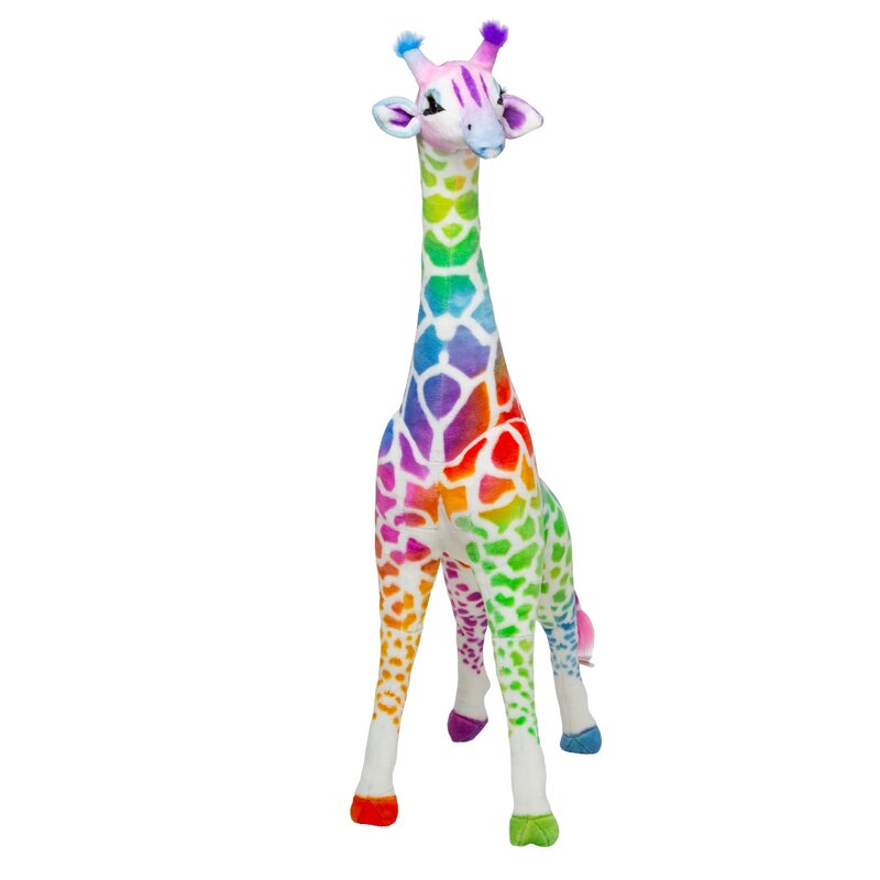 Melissa&Doug – Girafa gigant din plus Rainbow Jucarii & Cadouri