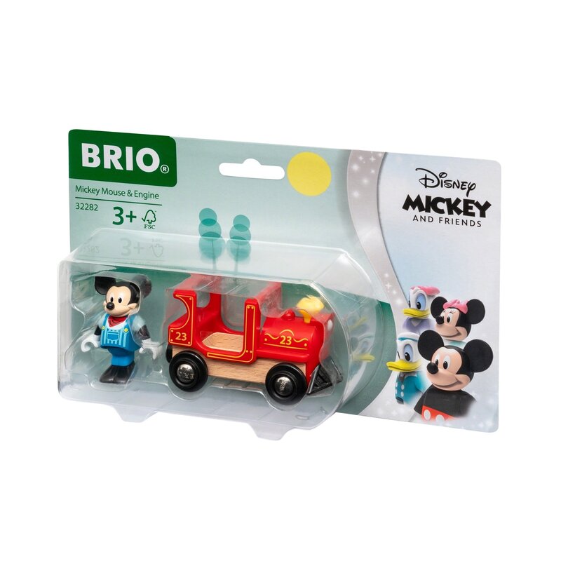 Brio - locomotiva , mickey mouse , cu figurina
