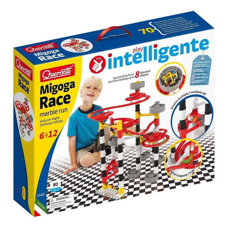 Quercetti - set de constructie migoga race marble run