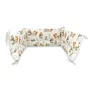 Aparatoare pentru patut, MimiNu, Din bumbac certificat Oeko Tex Standard 100, 180x30 cm, Cu panglici, Design, Time for fun