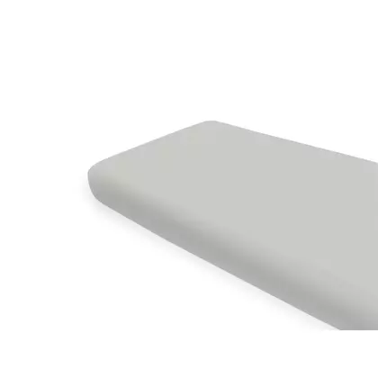 Cearceaf cu elastic, MimiNu, Pentru pat 160x80 cm,  Din bumbac certificat Oeko Tex Standard 100, Colectia Royal, Grey