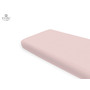 Cearceaf cu elastic, MimiNu, Pentru pat 160x80 cm, Din bumbac certificat Oeko Tex Standard 100, Colectia Royal, Powder Pink - 1