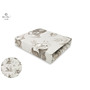 Cearceaf cu elastic, MimiNu, Pentru pat 160x80 cm, Din bumbac certificat Oeko Tex Standard 100, Design, Calm Forest Beige - 3