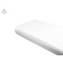 Cearceaf cu elastic, MimiNu, Pentru pat 160x80 cm, Din bumbac certificat Oeko Tex Standard 100, Mini Gray Stars - 1