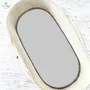 Cearceaf cu elastic, MimiNu, Pentru landou, landou, carucior si cosulet, 80x35 cm, Din Jerseu, Material certificat Oeko Tex Standard 100, Gray - 1