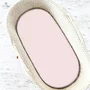 Cearceaf cu elastic, MimiNu, Pentru landou, carucior si cosulet, 80x35 cm, Din Jerseu, Material certificat Oeko Tex Standard 100, Pink