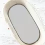 Cearceaf cu elastic, MimiNu, Pentru landou, carucior si cosulet, Dimensiune 80x35 cm, Din bumbac certificat Oeko Tex Standard 100, Colectia Royal, Grey - 1