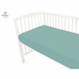 MimiNu - Cearceaf cu elastic, Pentru pat 160x80 cm, Din terry, Material certificat Oeko Tex Standard 100, Nepal Green - 2