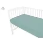 Cearceaf cu elastic, MimiNu, Pentru patut 120X60 cm, Din bumbac certificat Oeko Tex Standard 100, Colectia Royal, Nepal Green - 5