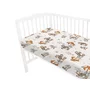Cearceaf cu elastic, MimiNu, Pentru patut 140X70 cm, Din bumbac certificat Oeko Tex Standard 100, Design, Time for fun - 4