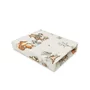 Cearceaf cu elastic, MimiNu, Pentru patut 140X70 cm, Din bumbac certificat Oeko Tex Standard 100, Design, Time for fun - 1