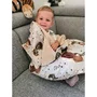 Cearceaf cu elastic, MimiNu, Pentru patut 140X70 cm, Din bumbac certificat Oeko Tex Standard 100, Teddy Bear On Moon - 7