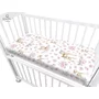 Cearceaf cu elastic, MimiNu, Pentru patut co-sleeper, Leonie, Dimensiune 83 x 50 cm, Din bumbac certificat Oeko Tex Standard 100, Sweet Deer Pink - 3