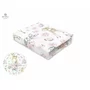 Cearceaf cu elastic, MimiNu, Pentru patut co-sleeper, Timon, Dimensiune 87 x 51 cm, Din bumbac certificat Oeko Tex Standard 100, Sweet Deer Pink - 3