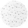 Cearceaf cu elastic, MimiNu, Pentru patut leagan sau patut co-sleeper, Dimensiune 90x40 cm, Din bumbac certificat Oeko Tex Standard 100, Mini Gray Stars - 5