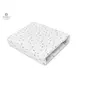 Cearceaf cu elastic, MimiNu, Pentru patut leagan sau patut co-sleeper, Dimensiune 90x40 cm, Din bumbac certificat Oeko Tex Standard 100, Mini Gray Stars - 4