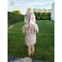 Halat de baie, MimiNu, Cu urechi, 5 - 7 ani, Moale, Cu buzunare, Cu cordon, Din bumbac si thermo fleece, Materiale certificate Oeko Tex Standard 100, Design, Calm Forest Natural - 4