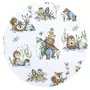 Halat de baie, MimiNu, Cu urechi, 5 - 7 ani, Moale, Cu buzunare, Cu cordon, Din bumbac si thermo fleece, Materiale certificate Oeko Tex Standard 100, Design, Let's Go Blue - 2