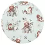 Halat de baie, MimiNu, Cu urechi, 5 - 7 ani, Moale, Cu buzunare, Cu cordon, Din bumbac si thermo fleece, Materiale certificate Oeko Tex Standard 100, Design, Let's Go Natural - 2