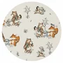 Lenjerie patut cu 3 piese, MimiNu, Pentru patut 120x60 cm, Cu protectie laterala, Din bumbac certificat Oeko Tex Standard 100, Design, Time for fun - 4