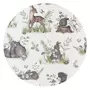 Perna bebelusi, MimiNu, Ursulet, Multifunctionala, Cu doua fete, Tesatura pufoasa minky si bumbac, Materiale certificate Oeko Tex Standard 100, Design, Minky Calm Forest Natural - 5