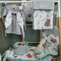Set 4 in 1 Cosulet bebelus, MimiNu, Baby Cocoon 75x55 cm, Husa bumbac, Din bumbac certificat Oeko Tex Standard 100, Cu paturica 50x70 cm, Cu salteluta, Cu perna fluture, Lulu Natural - 6