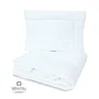 Lenjerie patut cu 5 piese, MimiNu, Pentru patut 120x60 cm, Cu pilota si perna, Din bumbac certificat Oeko Tex Standard 100, Teddy Bear On Moon - 5