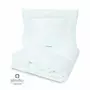 Lenjerie patut cu 5 piese, MimiNu, Pentru patut 120x60 cm, Cu volanase, Cu pilota si perna, Din bumbac certificat Oeko Tex Standard 100, Colectia Royal, Nepal Green - 3