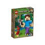 LEGO - Minecraft Steve BigFig cu papagal - 1